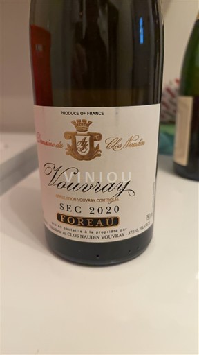 Valle della Loira Vouvray Domaine Clos Naudin Foreau 2020