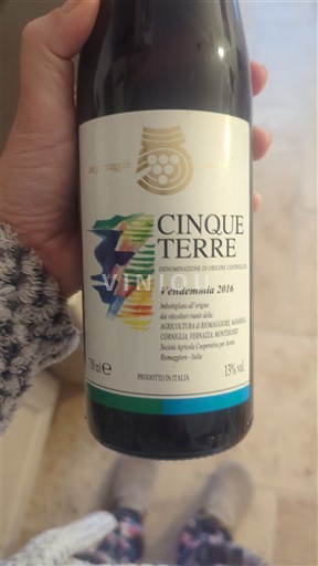 Liguria Cinque Terre Cooperativa Agricola Cinque Terre 2016