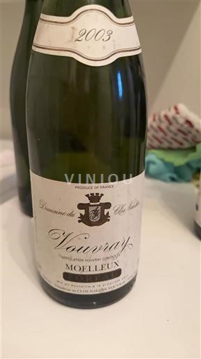Valle della Loira Vouvray Domaine Clos Naudin 2003