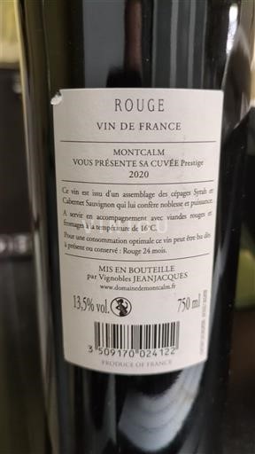 Languedoc Unspecified Montcalm Prestige 2020