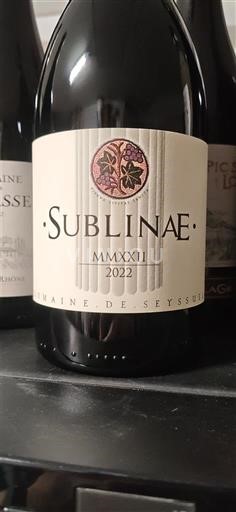 Alpes và các vùng Rhodanien Collines rhodaniennes Domaine Seyssuel Sublinae 2022