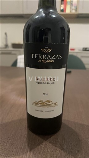Mendoza Terrazas de los Andes Malbec High Altitude Vineyards 2018
