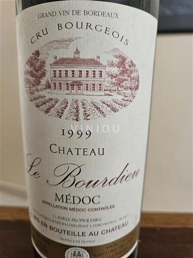 Bordeaux Médoc Château Le Bourdieu 1999