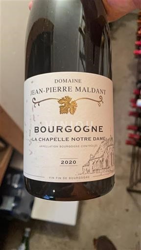 Bourgogne Domaine Jean-Pierre Maldant La Chapelle Notre Dame 2020