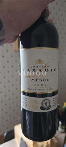 Bordeaux Médoc Château Labadie 2008
