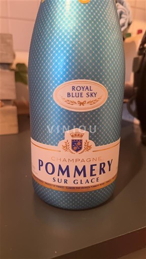 Champagne Pommery Royal Blue Sky Sur Glace Icke årgångsbetecknad