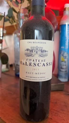 Bordeaux Haut-Médoc Château Malescasse 2011