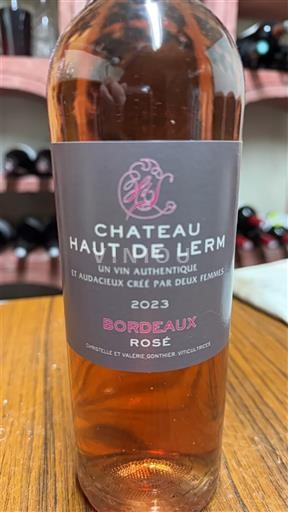 Bordeaux Bordeaux hồng Château Haut de Lerm 2023