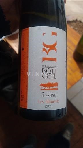 Alsace Riesling Domaine Bott-Geyl Les Éléments 2021