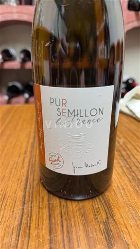 Sudoeste Côtes de Gascogne Jean Medeville Pur Sémillon de France Não Sazonado