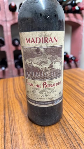 Sydvestfrankrig Madiran Cru du Paradis Vieilli en fût de chêne 2010