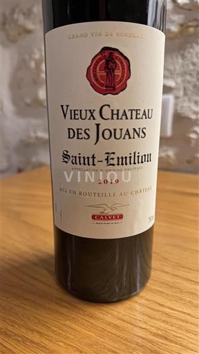 Bordeaux Saint-Émilion Château Vieux Château des Jouans 2019