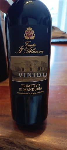 Puglia Primitivo di Manduria Tenuta Il Blasone 2020