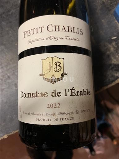 Borgogna Petit-chablis Domaine L'Érable 2022