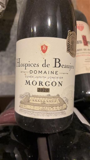 Beaujolais Morgon Hospices de Beaujeu Judith Jonchieu 2020