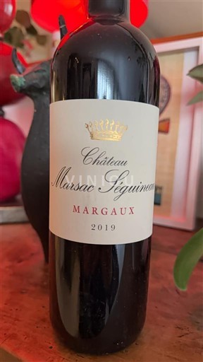 Bordéus Margaux Château Marsac Séquinan 2019