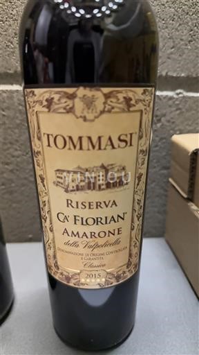Vénétie Amarone della Valpolicella Tommasi Ca' Florian Riserva 2015