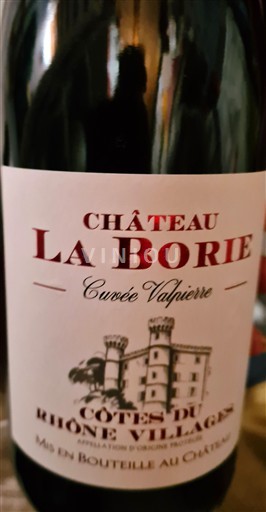 Rhône Valley Côtes du Rhône Villages Château La Borie Valpierre 2024