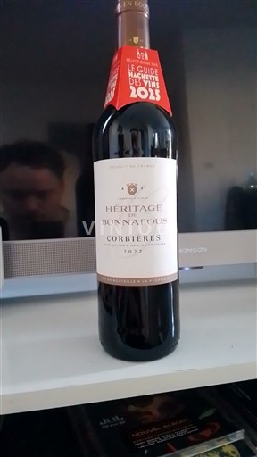 Languedoc Corbières Héritage Bonnafous 2022