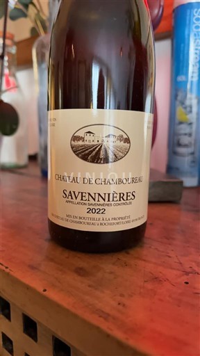 Thung lũng sông Loire Savennières Château Chamboureau 2022
