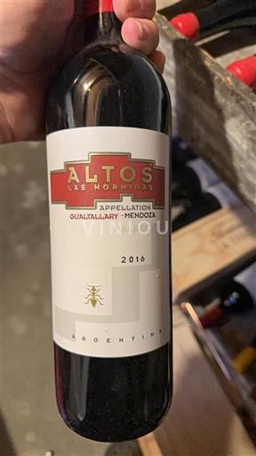 Mendoza Không được chỉ định Altos Las Hormigas Gualtallary 2016