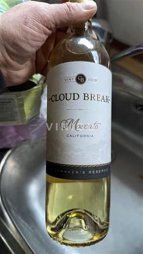 Vùng trồng nho được cấp phép California Không được chỉ định Cloud Break Winemaker's Reserve 2019