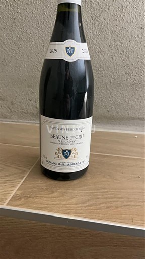 Bourgogne Beaune Premier Cru Domaine Maillard Père et Fils Les Grèves 2019