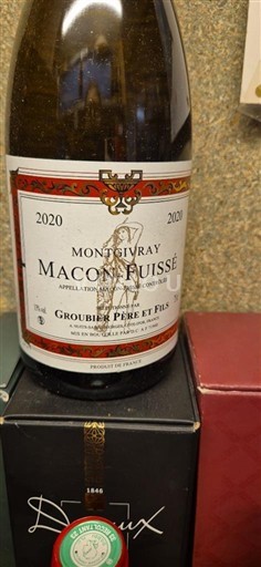 Burgund Mâcon und Mâcon-Dörfer Groubier Père et Fils Montgivray 2020
