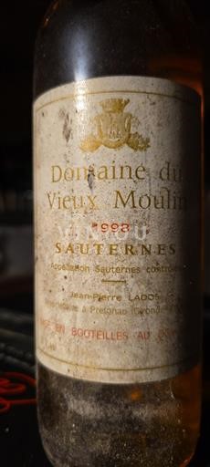 Bordéus Sauternes Domaine Vieux Moulin 1998