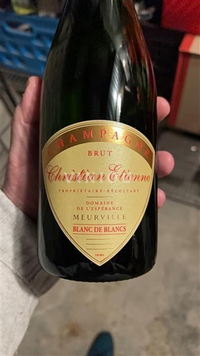 Champagne Christian Etienne Blanc de Blancs Icke årgångsbetecknad