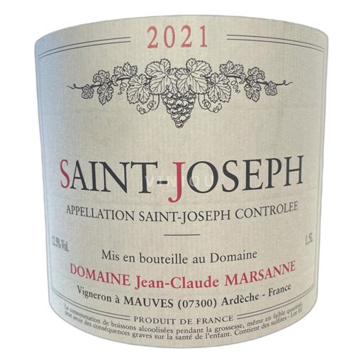 Vale do Ródano Saint-Joseph Domaine Jean-Claude Marsanne 2021