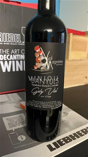 Roussillon Banyuls Vial Magnères Gaby Vial 7 ans d'âge 2018
