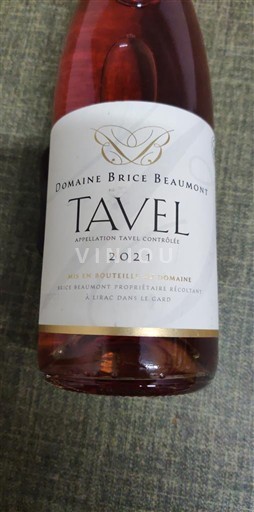 Thung lũng Rhône Tavel Domaine Brice Beaumont 2021