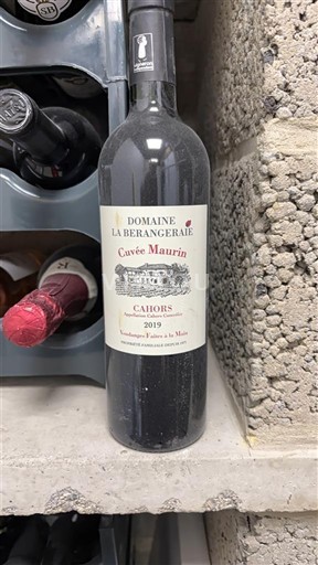 Sydväst Cahors Domaine La Berangeraie Maurin 2019