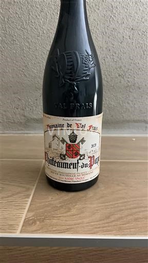 Thung lũng Rhône Châteauneuf-du-pape Domaine Val Frais 2020