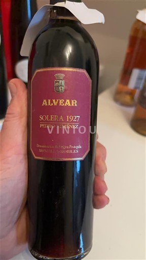 Andalucía Montilla-Moriles Alvear Solera 1927 Sin añada