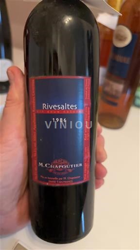 Roussillon Rivesaltes M. Chapoutier 1986