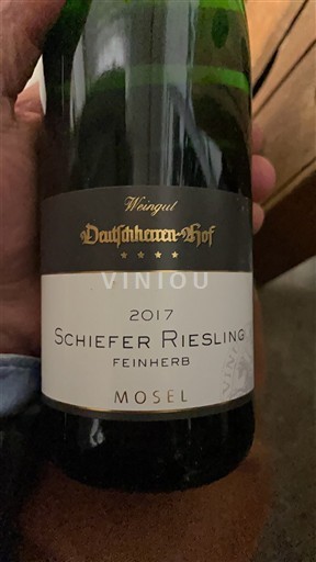 Viner Blanc demi-sec Schiefer Riesling Feinherb Dauszhausen-Hof 2017 Tyskland Moseldalen Mosel