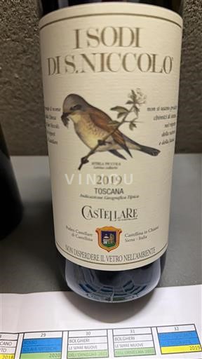 Toscana Tuscany Castellare di Castellina I Sodi di S. Niccolò 2019