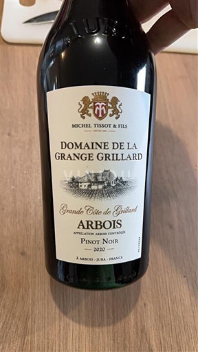 Jura Arbois Domaine La Grange Grillard Grande Côte de Grillard 2020