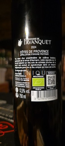Provenza Côtes de Provenza Domaine Favanquet 2024