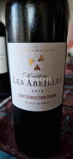 Bordeaux Saint-Georges-Saint-Émilion Chateau les abeilles 2019
