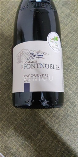 Thung lũng Rhône Vacqueyras Domaine S Fontnobles 2022