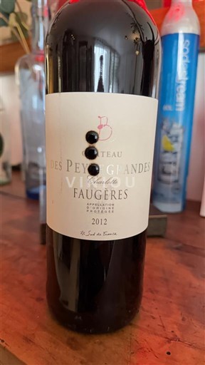 Languedoque Faugères Château S Peyregrandes 2012