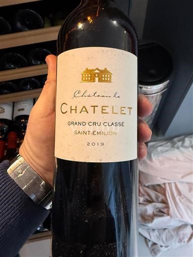 Bordeaux Saint-Émilion Grand Cru Château Chatelet 2019