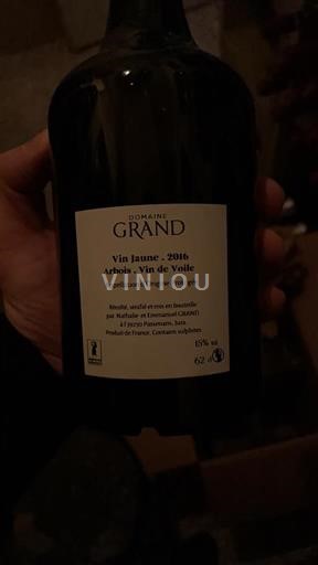 Jura Arbois Domaine Grand Vin Jaune 2016