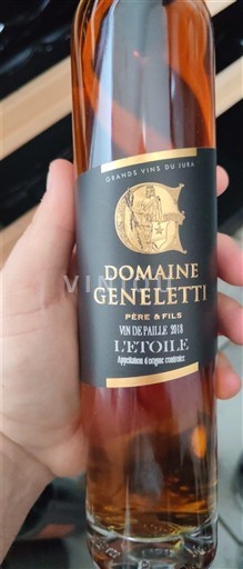 Jura L'Étoile Domaine Geneletti 2018