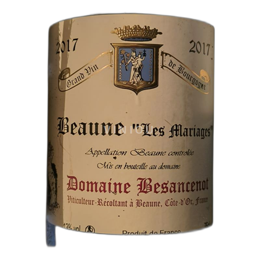 Burgundy Beaune Domaine Besancenot Les Mariages 2017
