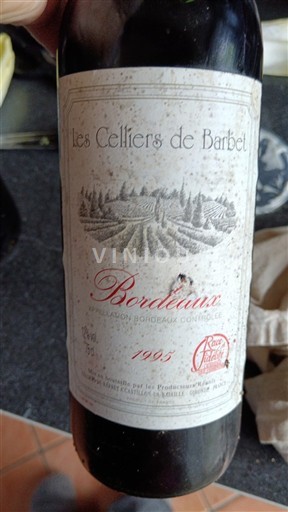 Bordeaux Les Celliers de Barbet 1995