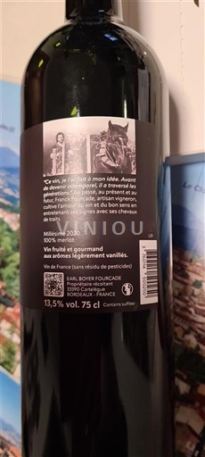 Bordeaux EARL BOYER FOURCADE 2020